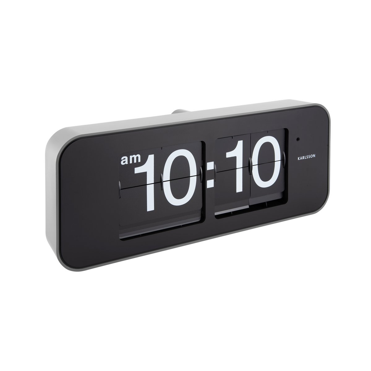 Karlsson Flip Klok Zilver