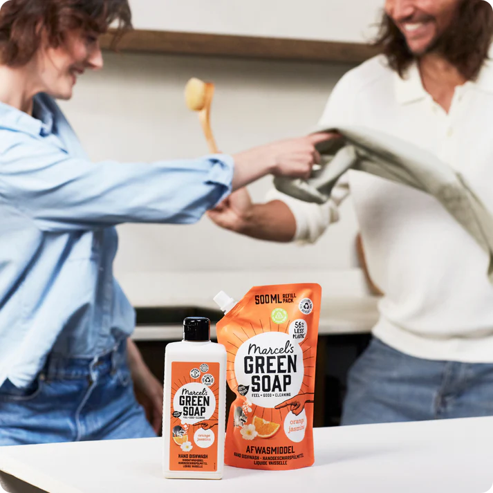 Orange Afwasmiddel met navulling