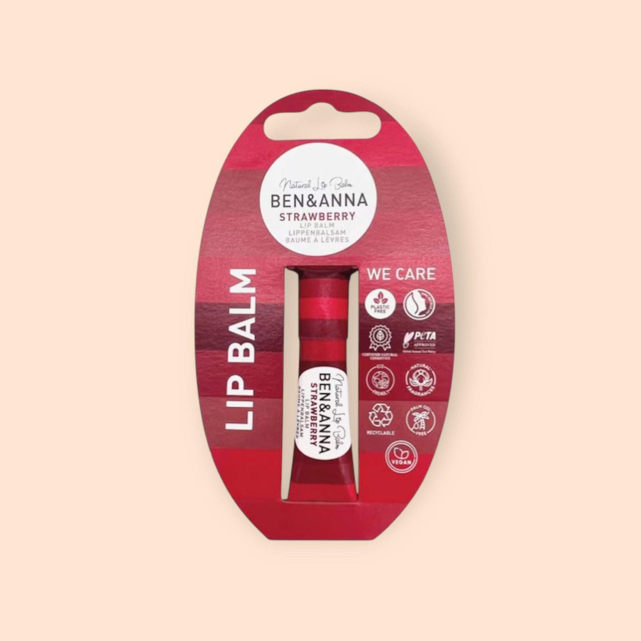 Ben & Anna Lippenbalsem Strawberry