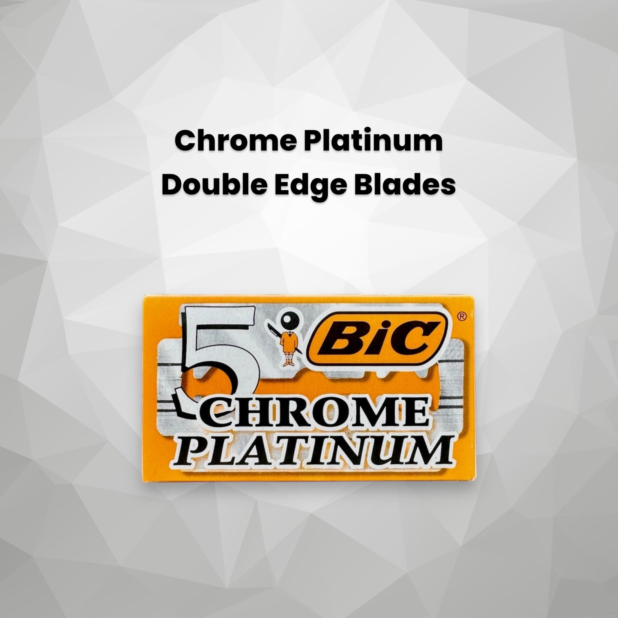 BIC Chrome Platinum Safety Razor Mesjes Double Edge Blade