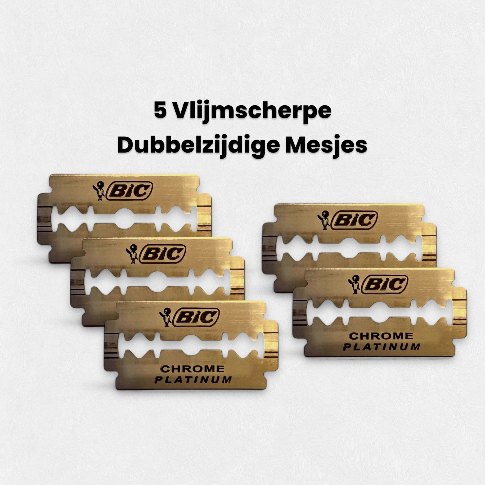 BIC Chrome Platinum Safety Razor Mesjes Double Edge Blade