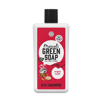 Marcel's Green Soap 2-in-1 Shampoo Argan & Oudh 500 ml voorkant