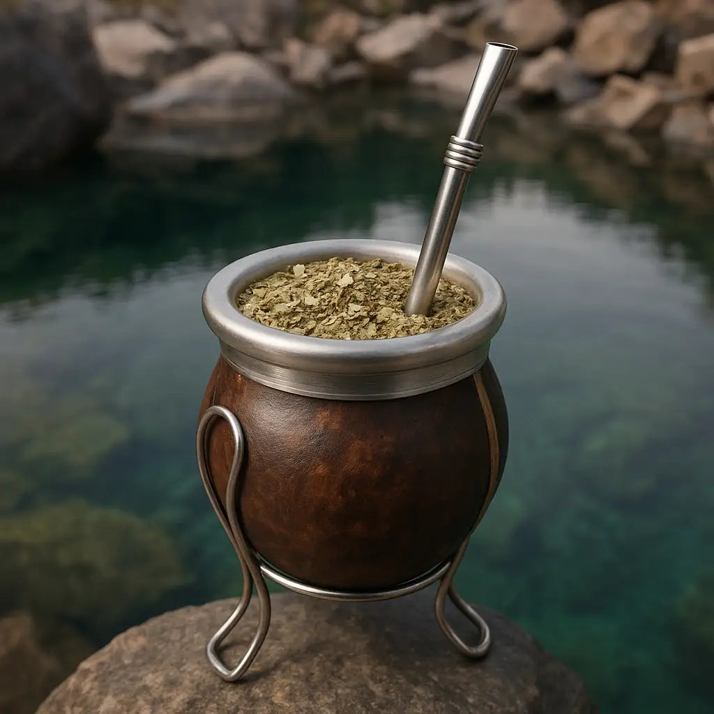 Yerba Mate kalebas met bombilla