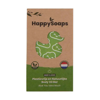 HappySoaps Baby & Kids Body Oil Bar Aloë You Vera Much