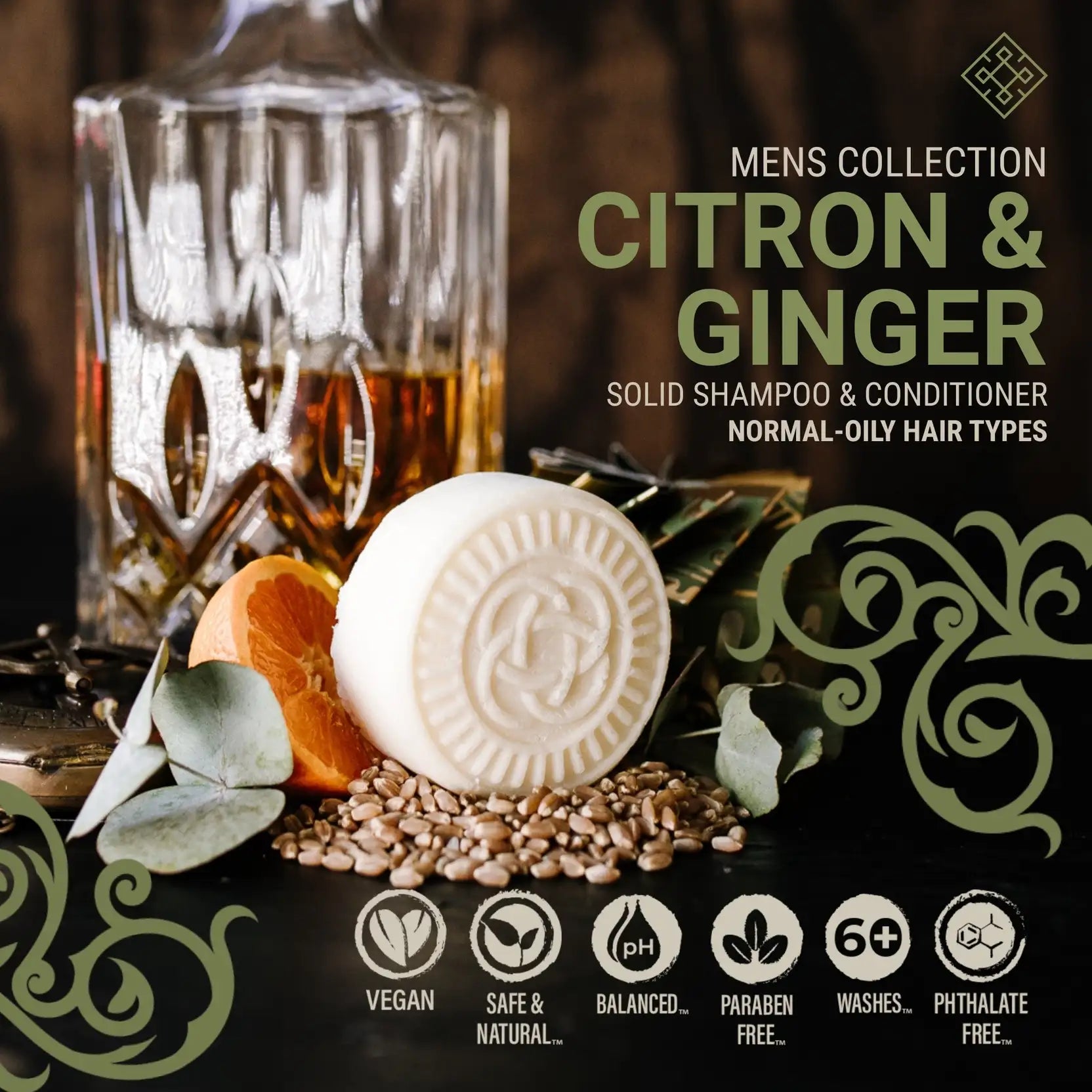 Eigenschappen Mens Collection Citroen Shampoobar