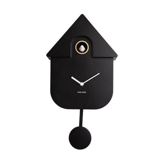 Karlsson Koekoeksklok Modern Cuckoo Zwart
