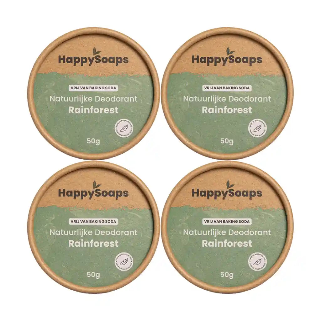 4x Natuurlijke Deodorant Rainforest