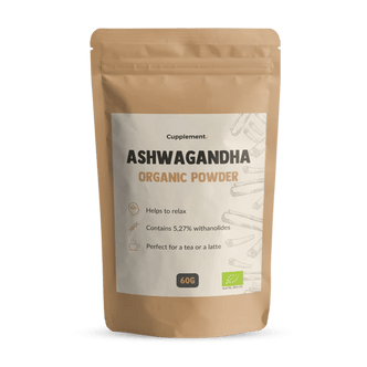ashwagandha poeder (biologisch) hoogste kwaliteit van cupplement