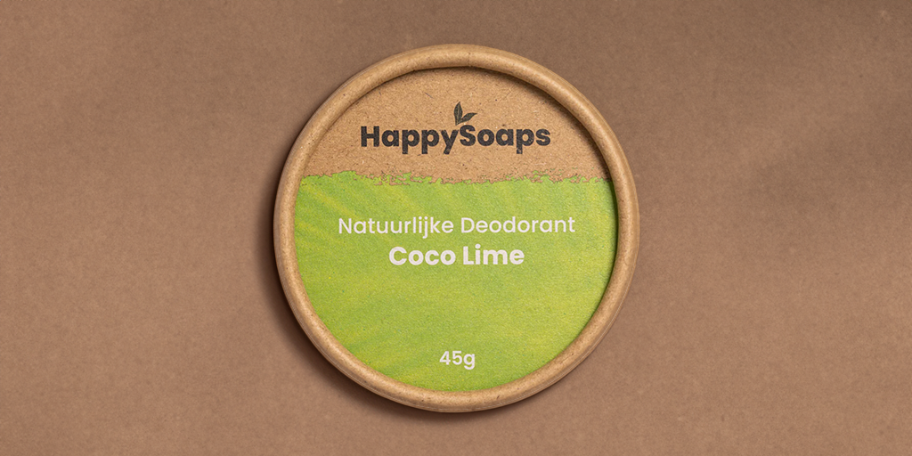 HappySoaps Kokosnoot & Limoen Deodorant