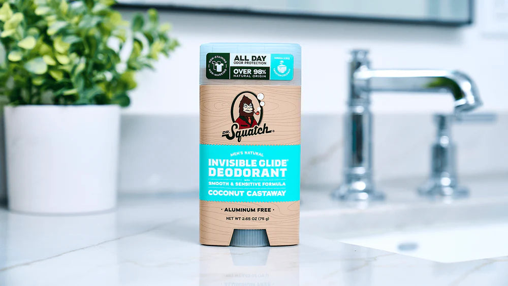 Dr. Squatch Deodorant Invisible Glide Coconut Castaway