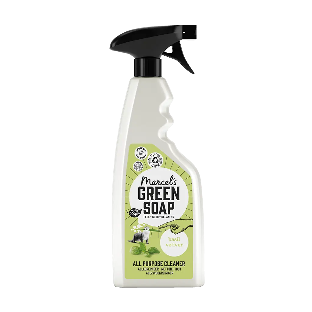 Marcel's Green Soap Allesreiniger Spray Basilicum & Vetiver 500ml voorkant