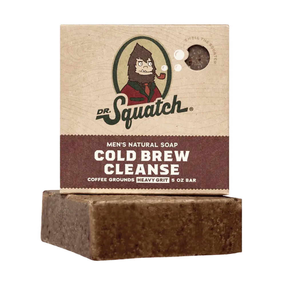 Dr. Squatch Cold Brew Cleanse Koffie Body Bar Soap Man