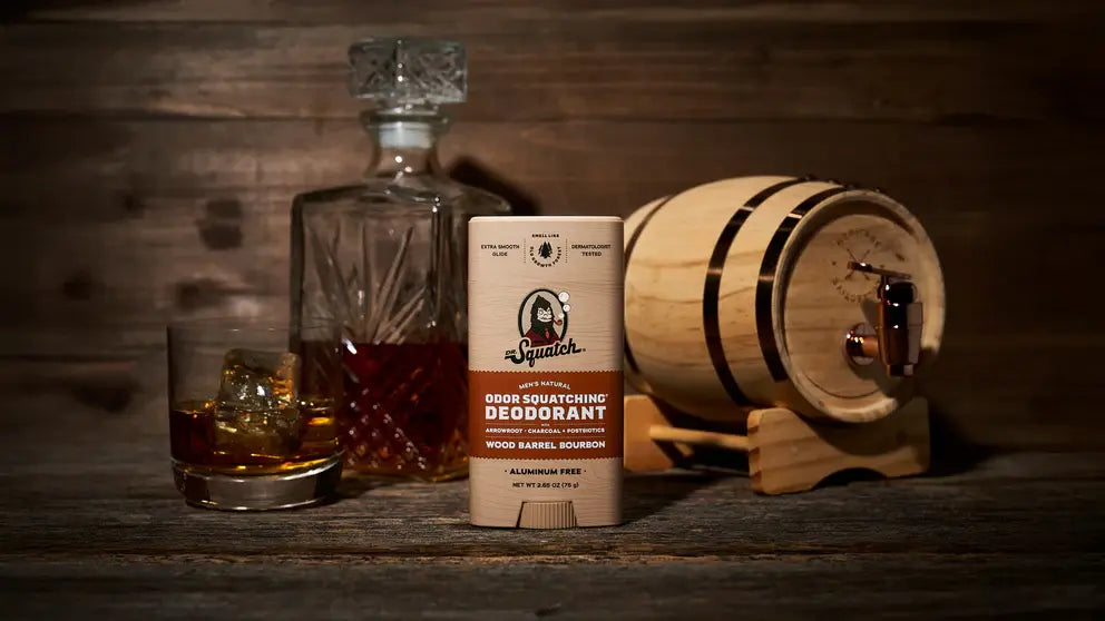Deo met geur van houten van met whiskey