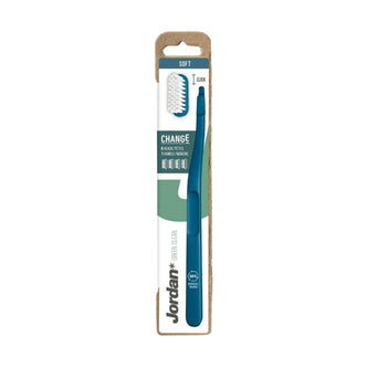 Jordan Green Clean Change Tandenborstel Blauw