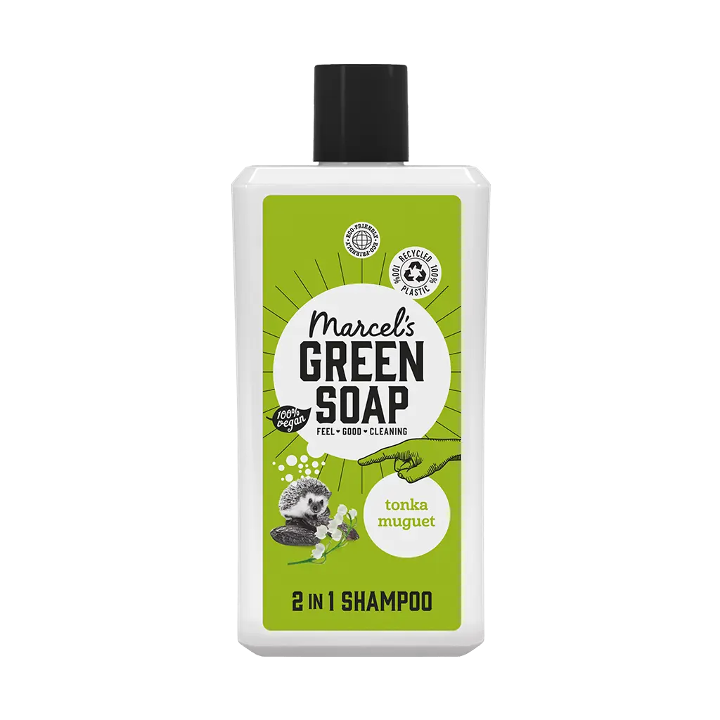 Marcel's Green Soap 2-in-1 Shampoo Tonka & Muguet 500 ml voorkant