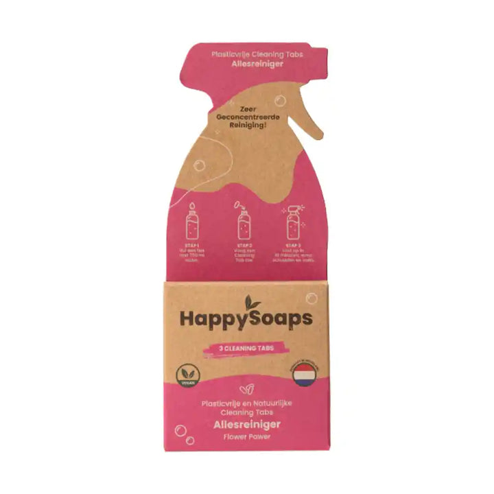 HappySoaps Allesreiniger Cleaning Tabs Flower Power