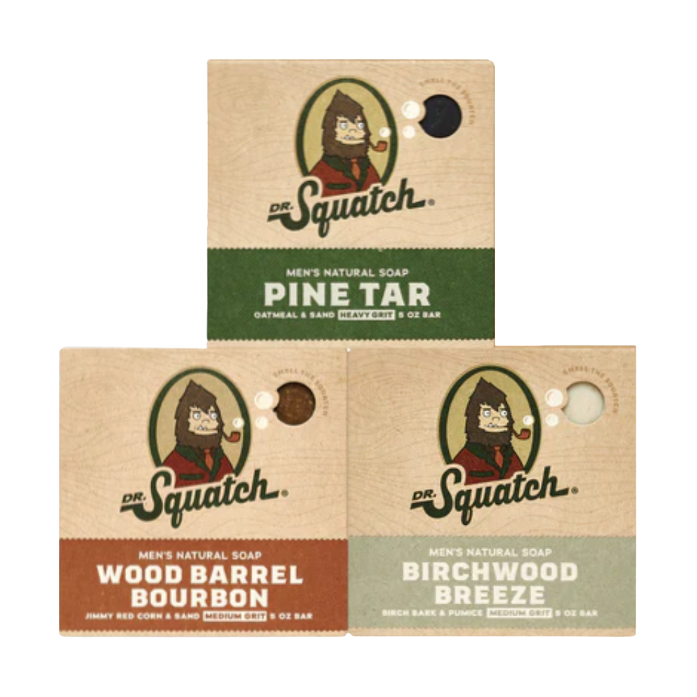 Dr. Squatch Woodsy Soap 3-Pack