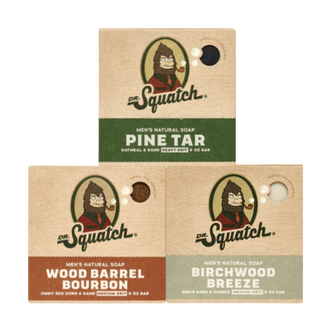 Dr. Squatch Woodsy Soap 3-Pack