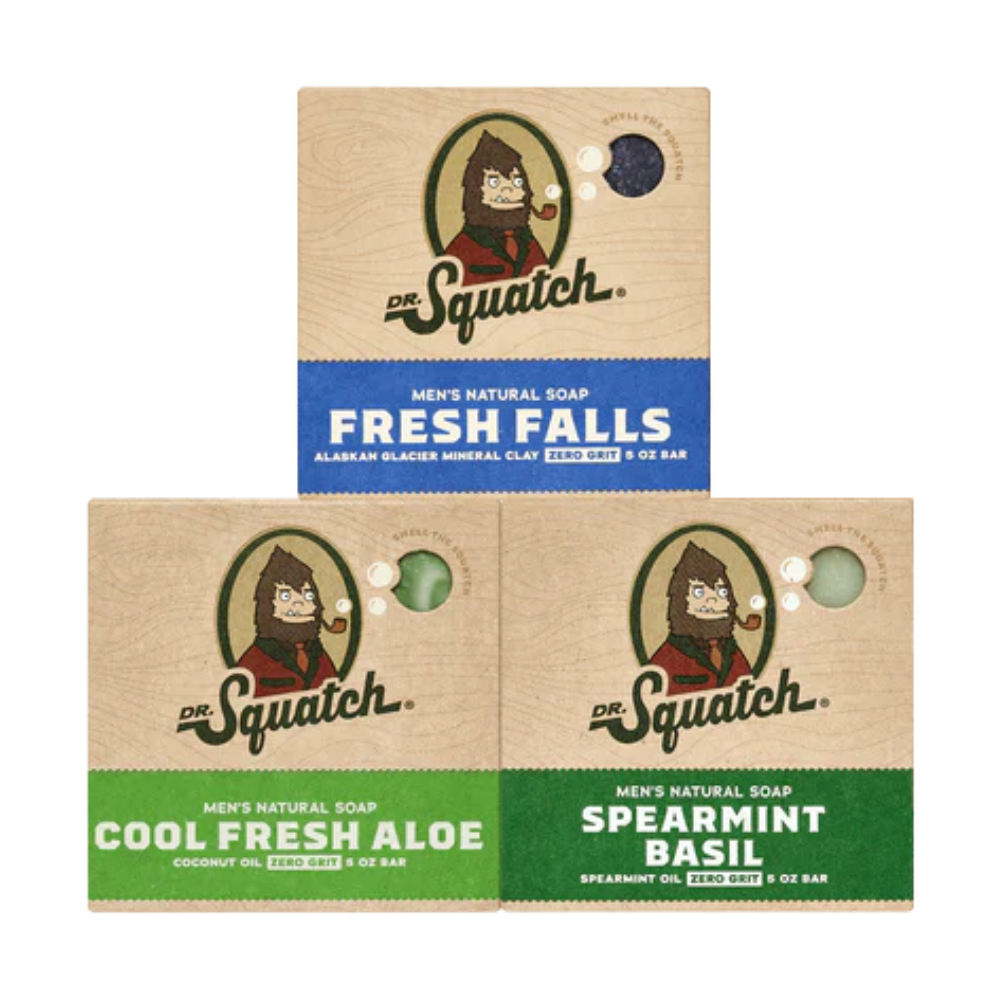 Dr Squatch 3 stuks Herbal Soaps Combinatie