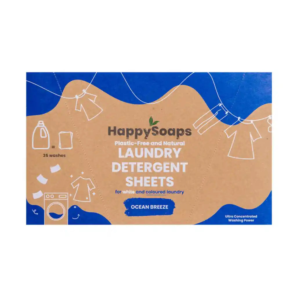 Wasmiddeldoekjes HappySoaps Laundry Sheets