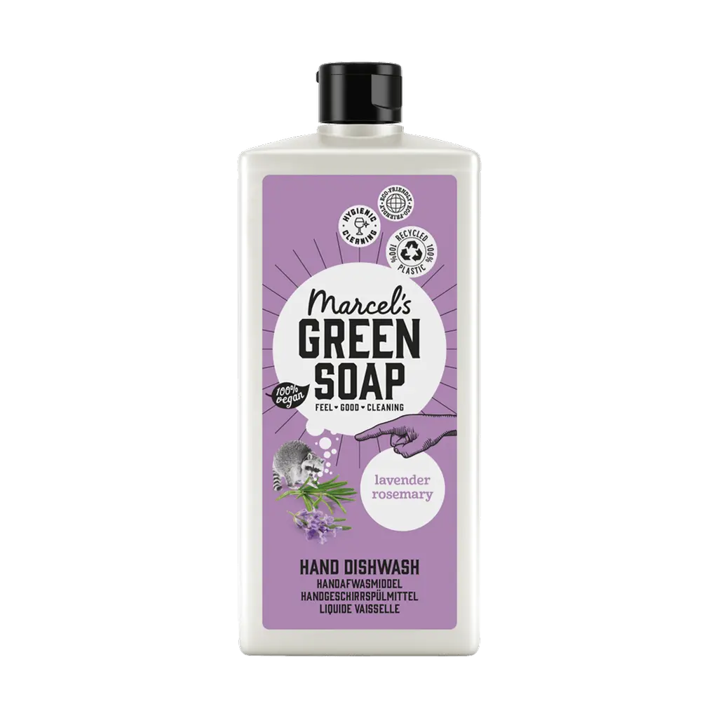 Marcel's Green Soap Afwasmiddel Lavendel & Rozemarijn 500ml voorkant