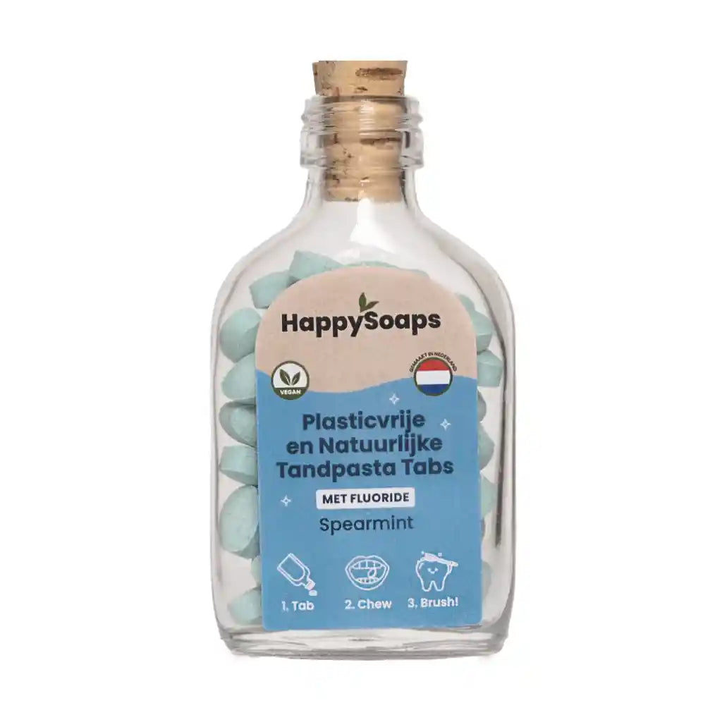 HappySoaps Tandpasta Tabs met fluoride