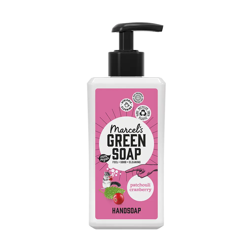 Marcel's Green Soap Patchouli Cranberry Handsoap 250ml