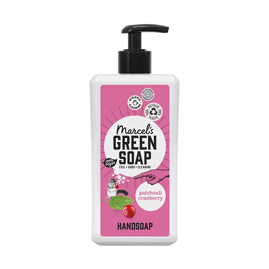 Marcel's Green Soap Patchouli Cranberry Handsoap 500ml