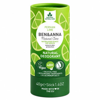 Ben & Anna Natuurlijke Deodorant Stick Persian Lime