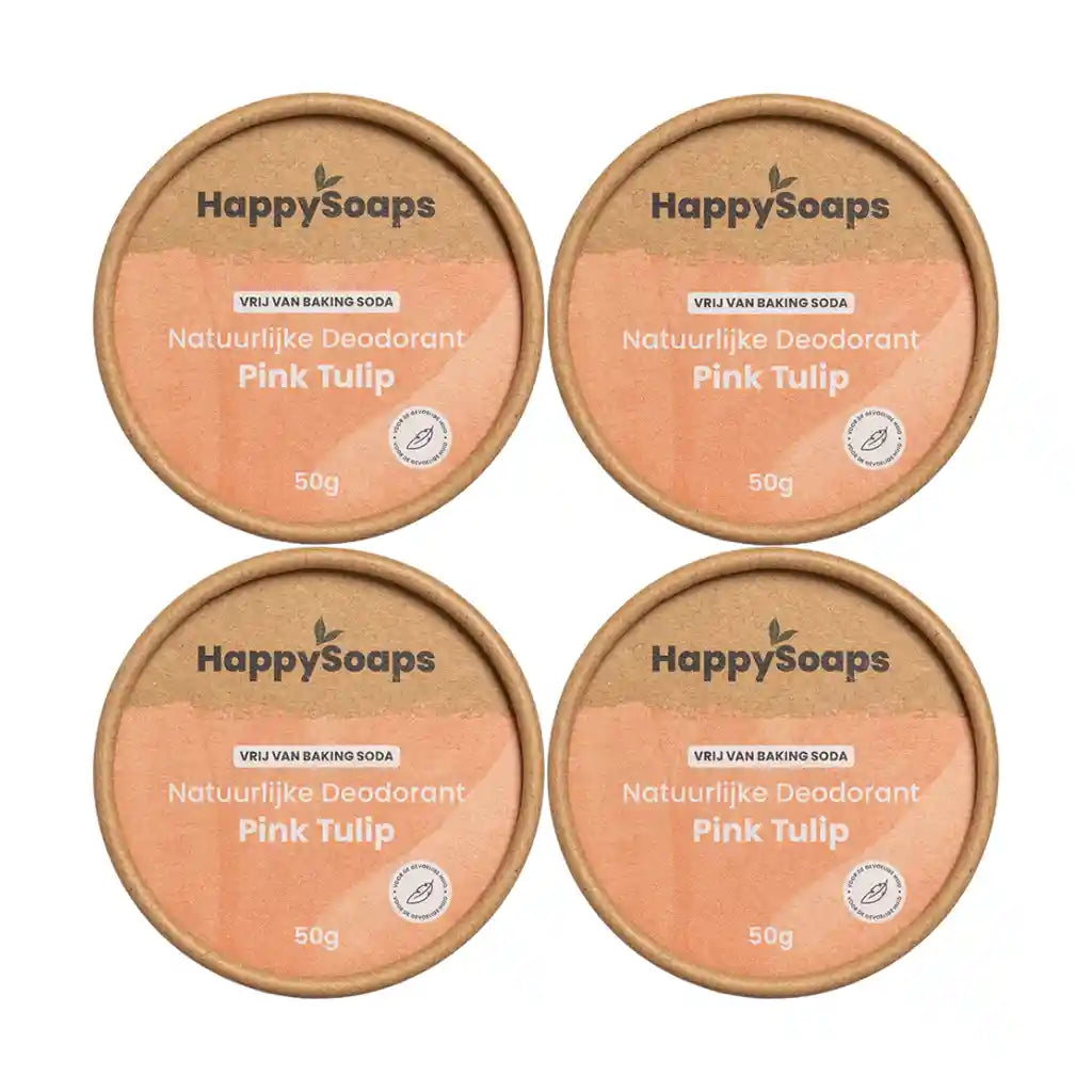 4x Natuurlijke Deodorant Pink Tulip