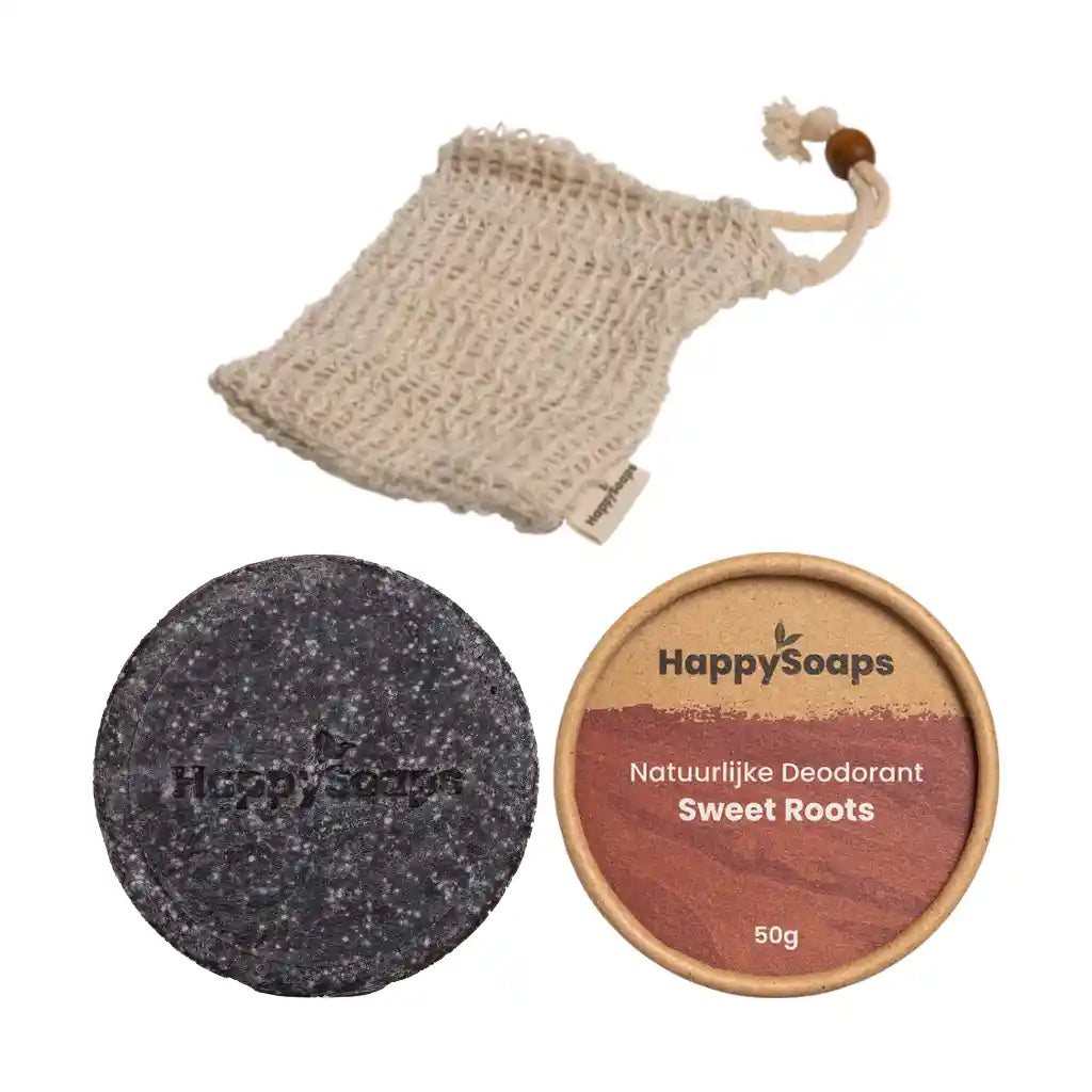 HappySoaps Sweet Roots & The Happy Panda Cadeau- combipack