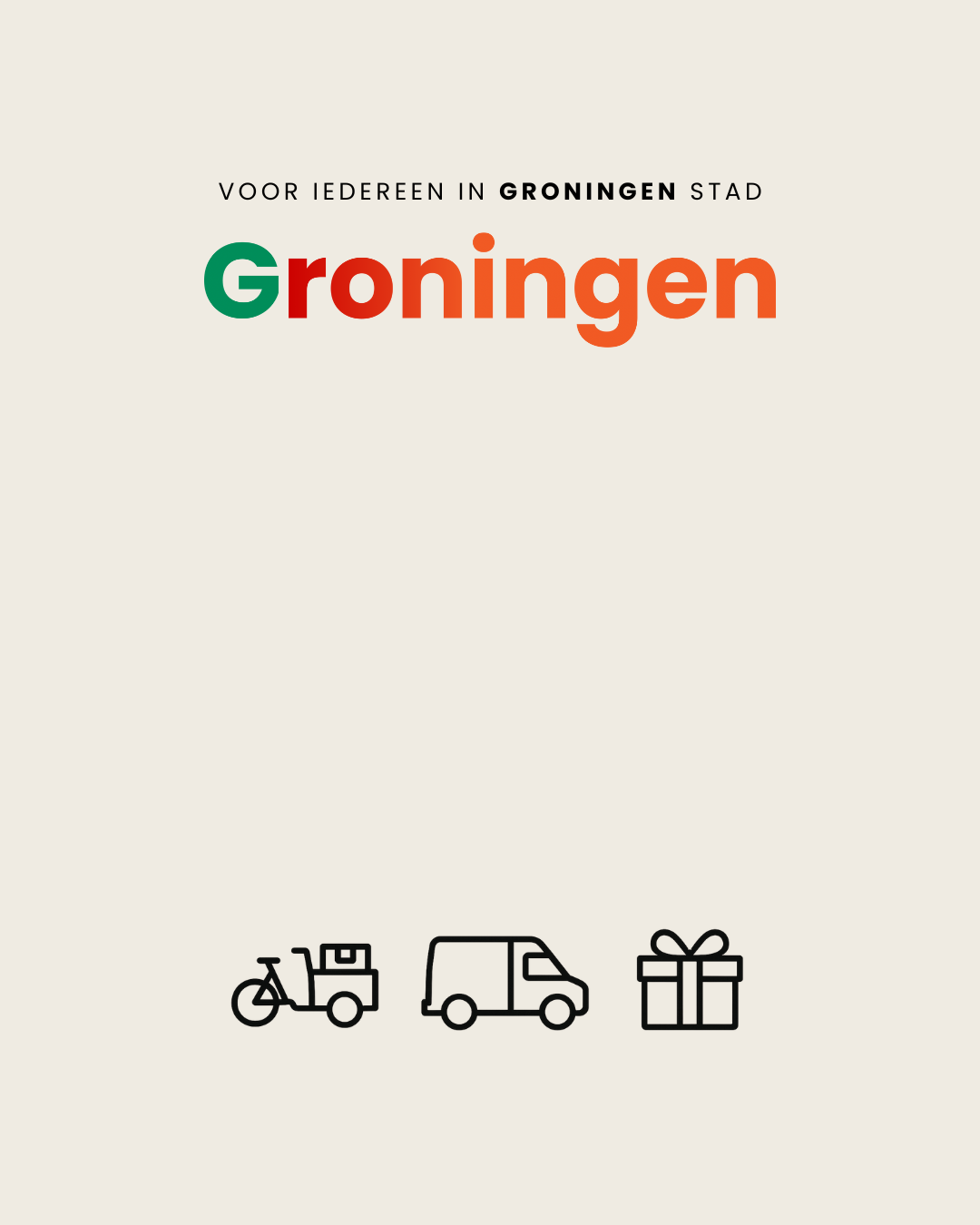 Vandaag bezorgd in Groningen