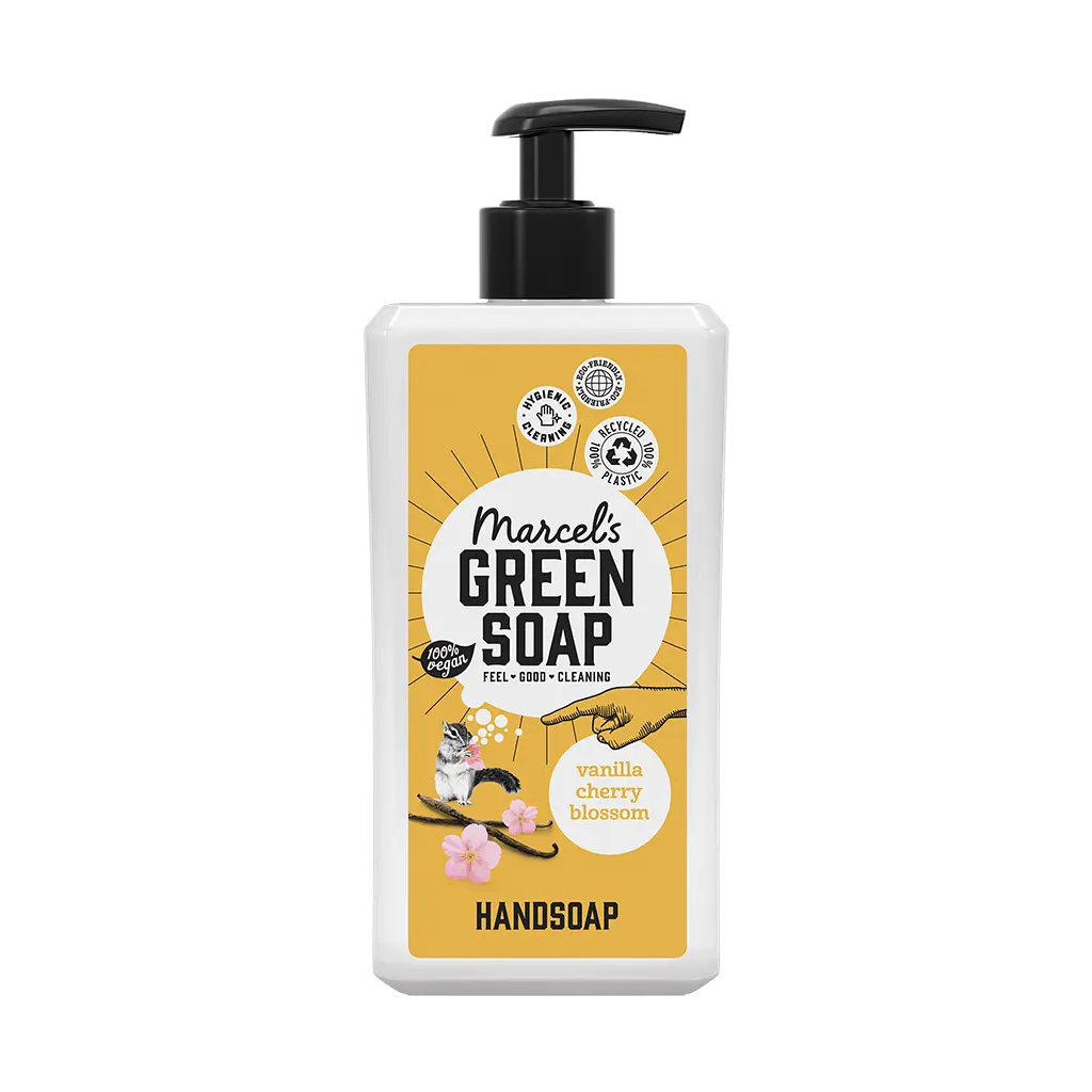 Marcel's Green Soap Handzeep Vanille & Kersenbloesem 500ml