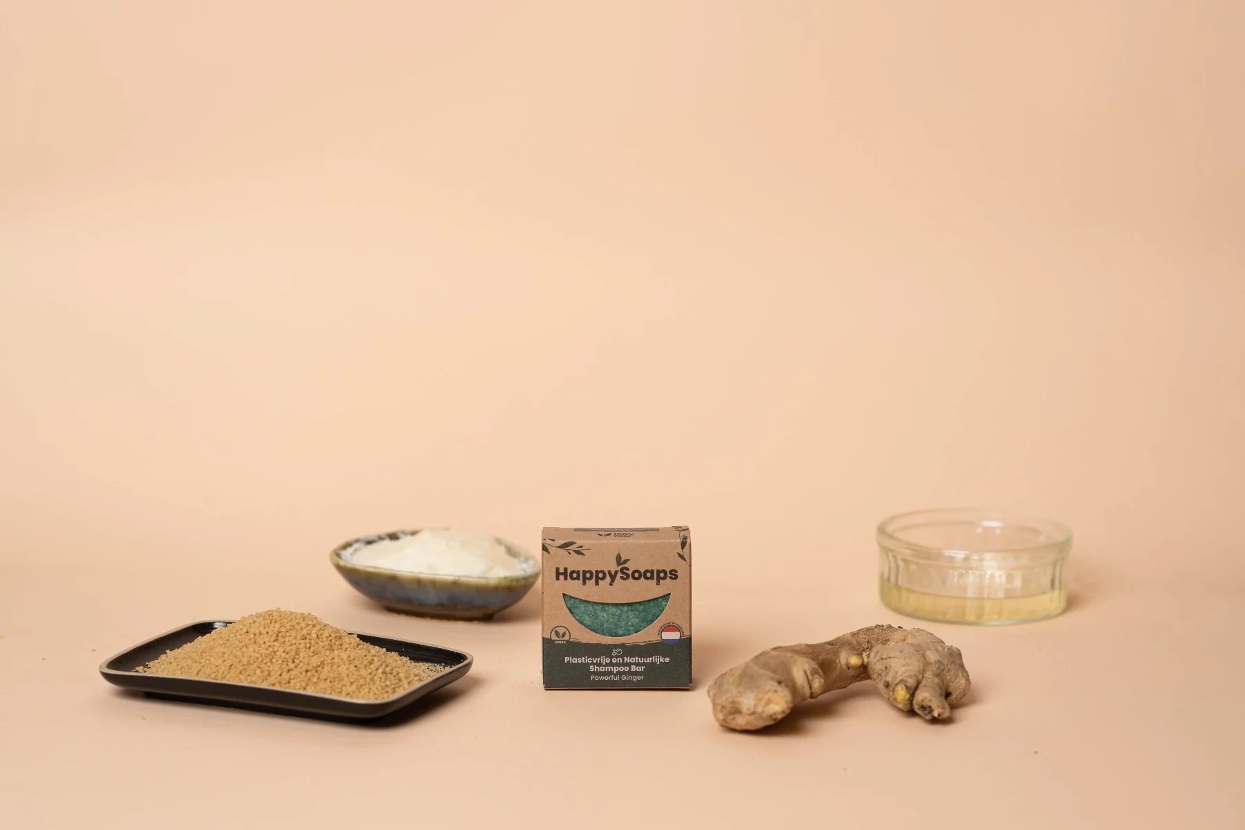 HappySoaps shampoobar Powerful Ginger