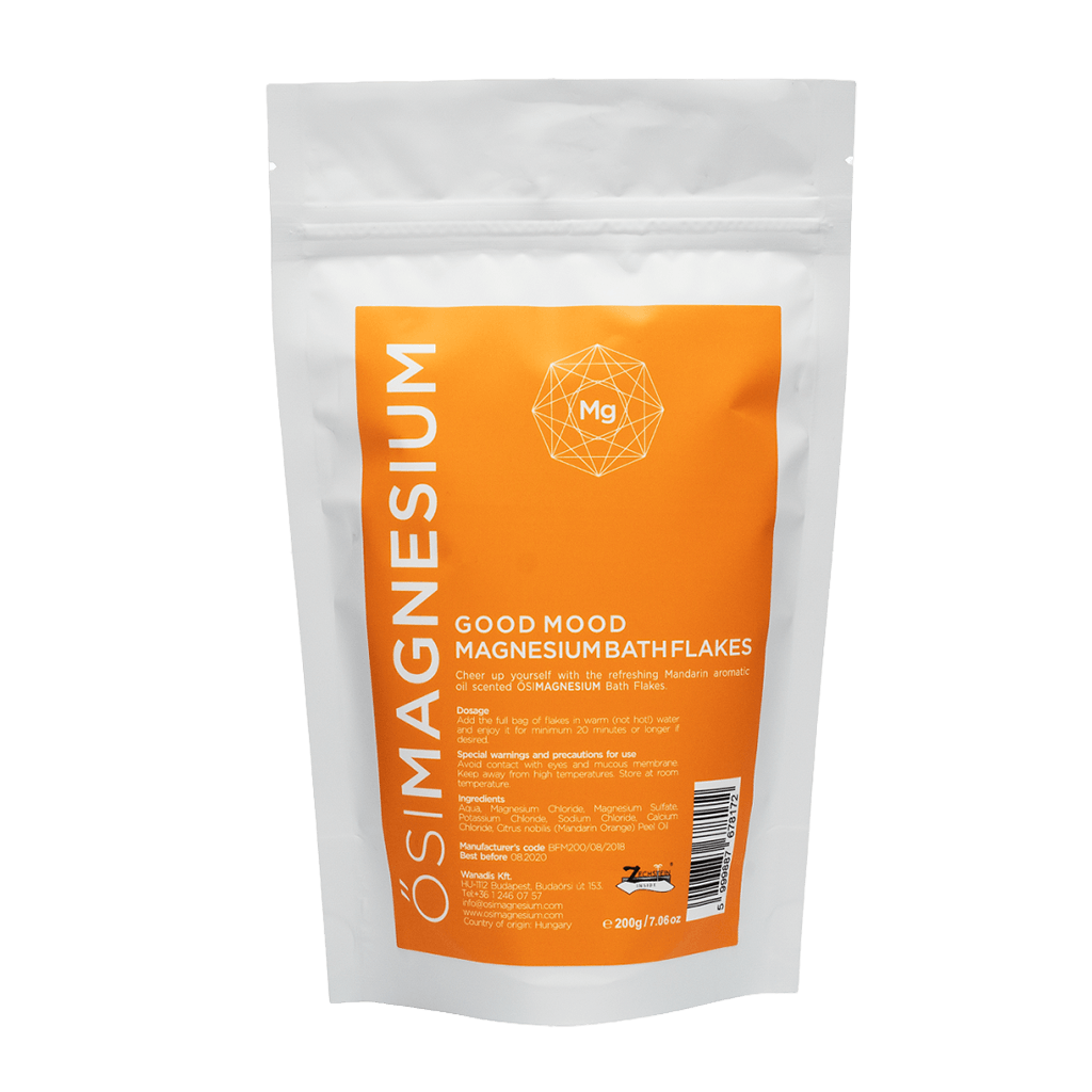Good Mood Magnesium Bath Flakes Mandarin (OsiMagnesium) 1000gr verpakking