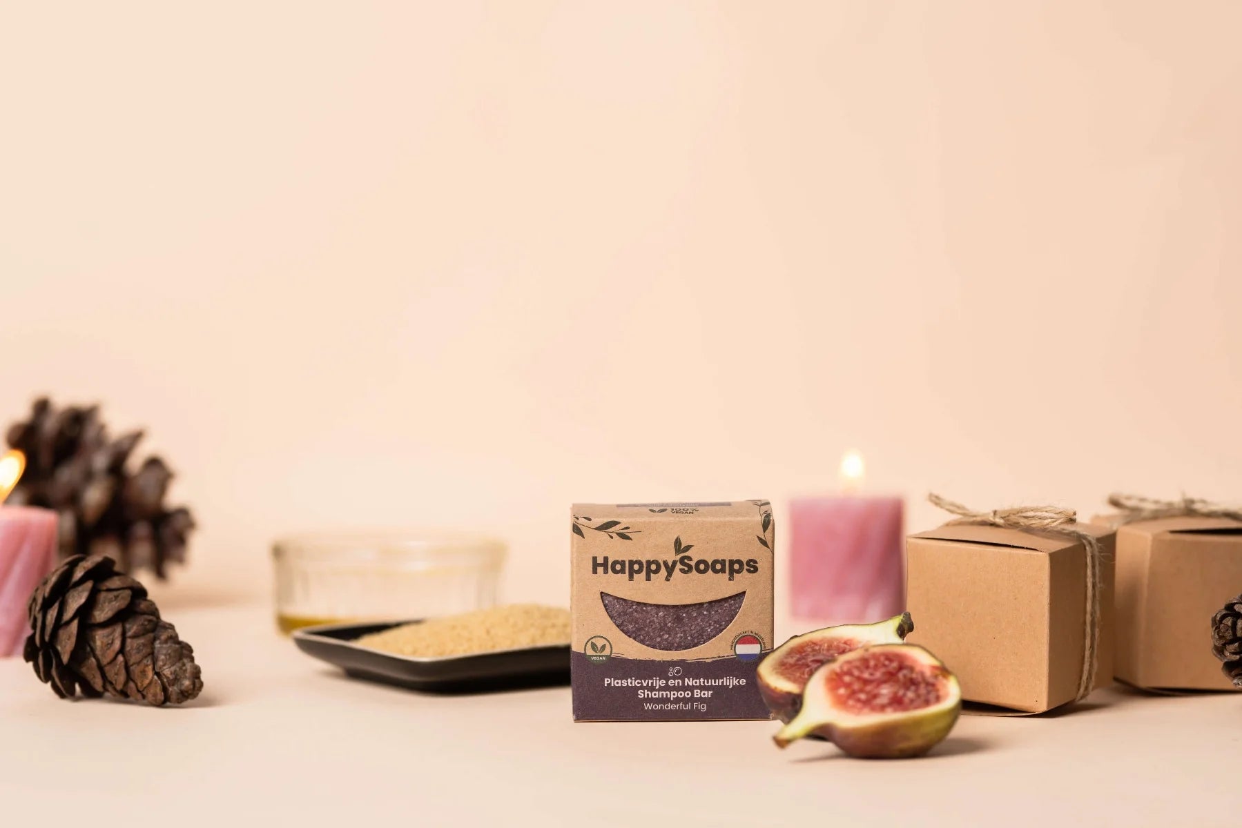 HappySoaps Shampoo Bar Wondeful Fig